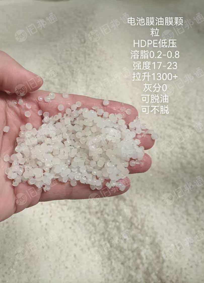 出售HDPE油膜颗粒，200吨
