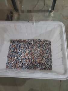 出售铜铝混合料，现货17吨左右，铜40铝60含量，每月50吨