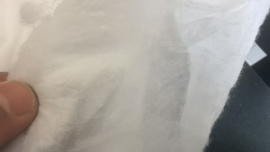 长期处理汽车隔音棉，汽车内饰料，两边无纺布中间，中间一层棉的，白棉是PP+PET的