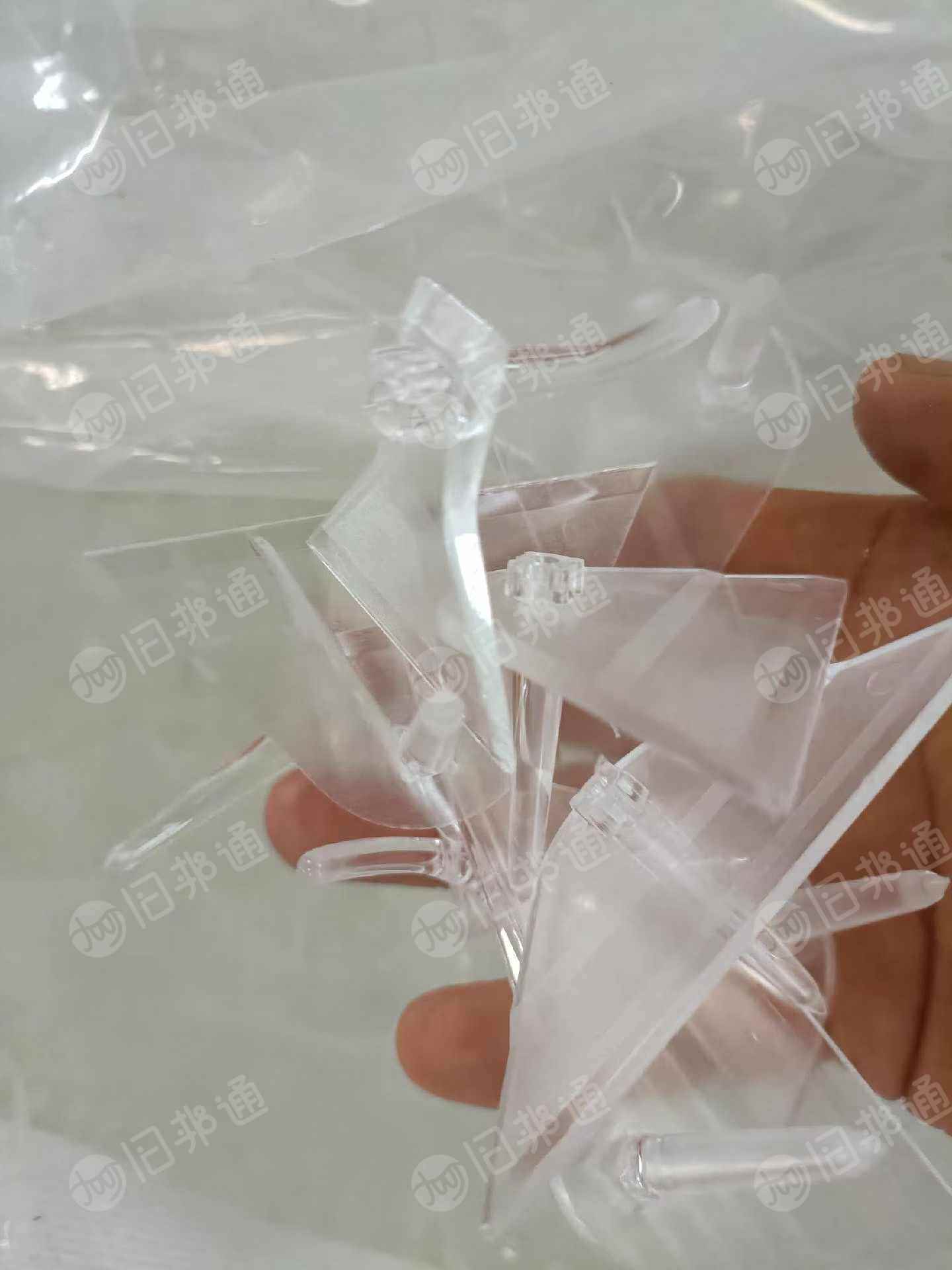 求购PC低分子透明厚板水口料，各色一次性水口料