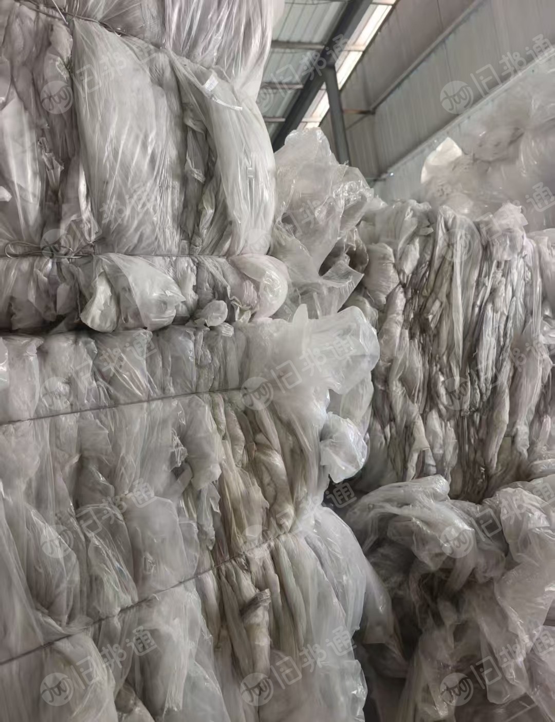 出售水洗高压膜废料，80%缠绕膜，现货八九吨