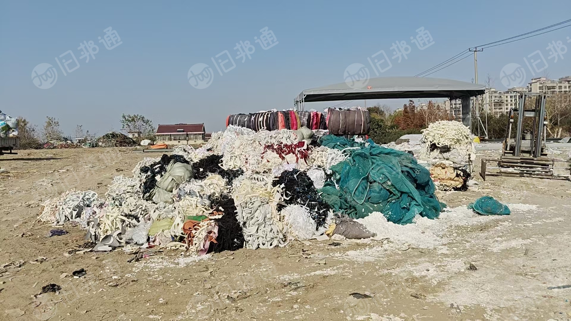 出售可燃烧的家纺下脚料，月供400多吨