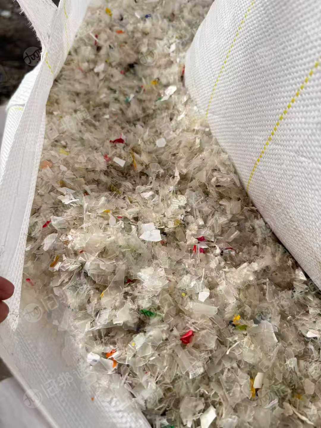 处理一车PP饭盒破碎料,热洗的掺到一些杂丙