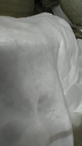 长期出售做包装下来的水刺无纺布，无纺布边角料