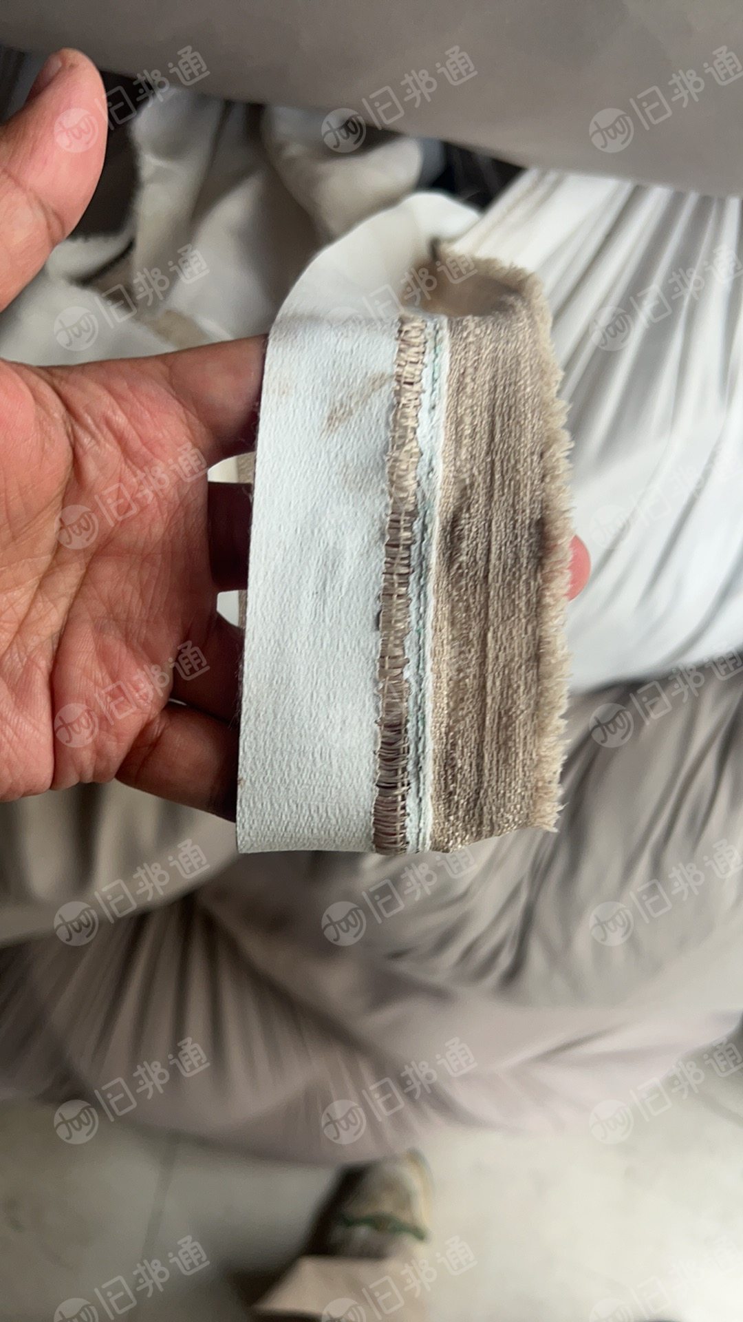 长期出售窗帘布条，废布条，带涂层，月供20-30吨，货在浙江绍兴