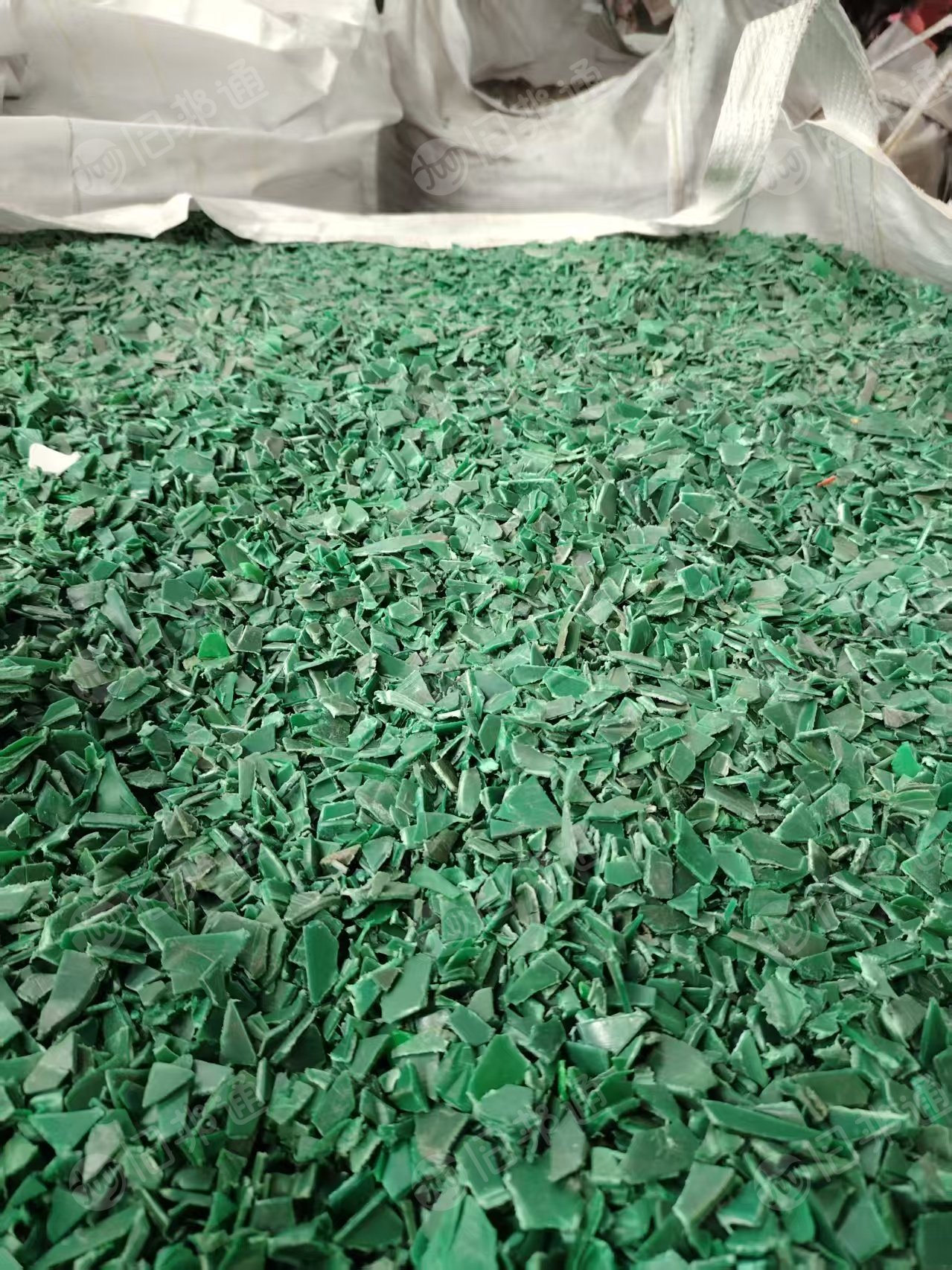 出售绿色混合破碎料，全漂料，长期有货