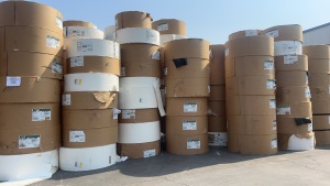 出售白色口杯纸，进口食品级淋膜白卡纸，正品切边