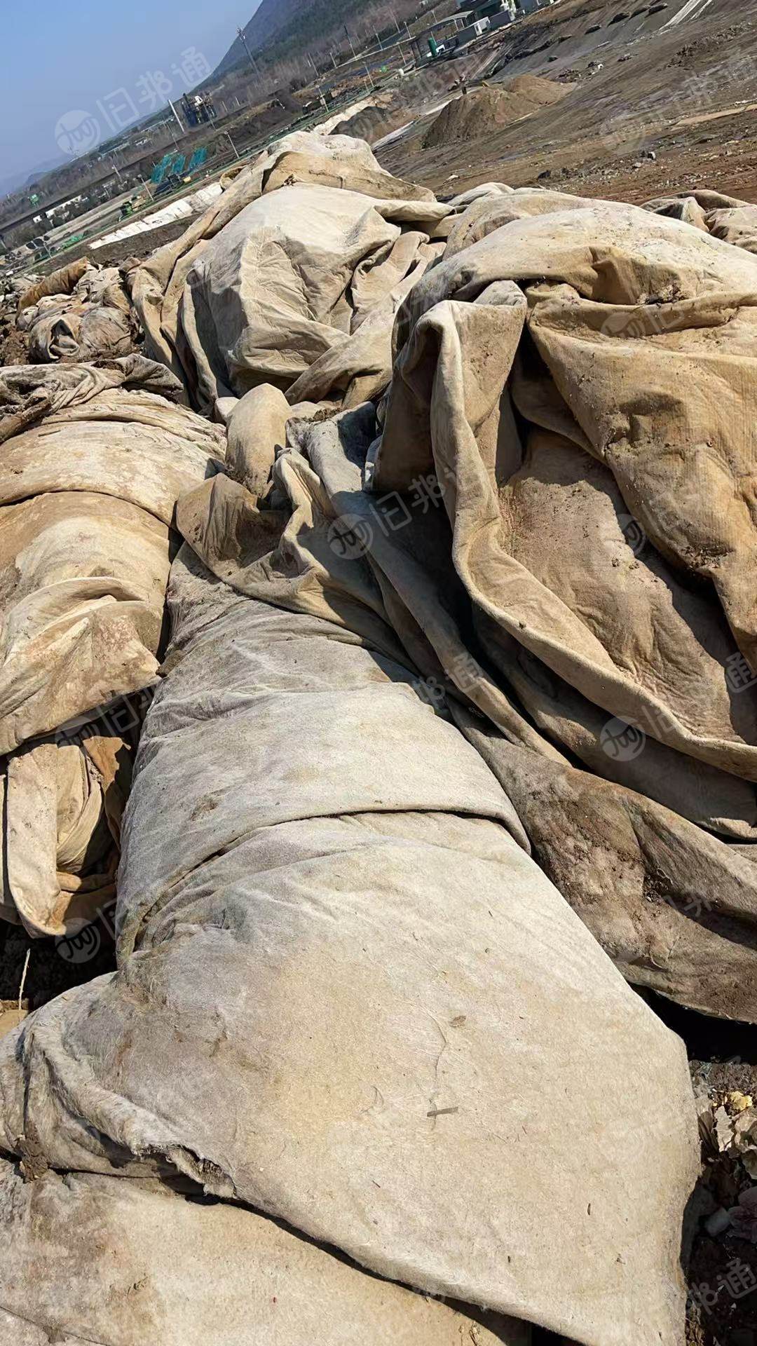 长期出售污水厂下来未清洗的涤纶过滤布,涤纶滤布,现货两百吨