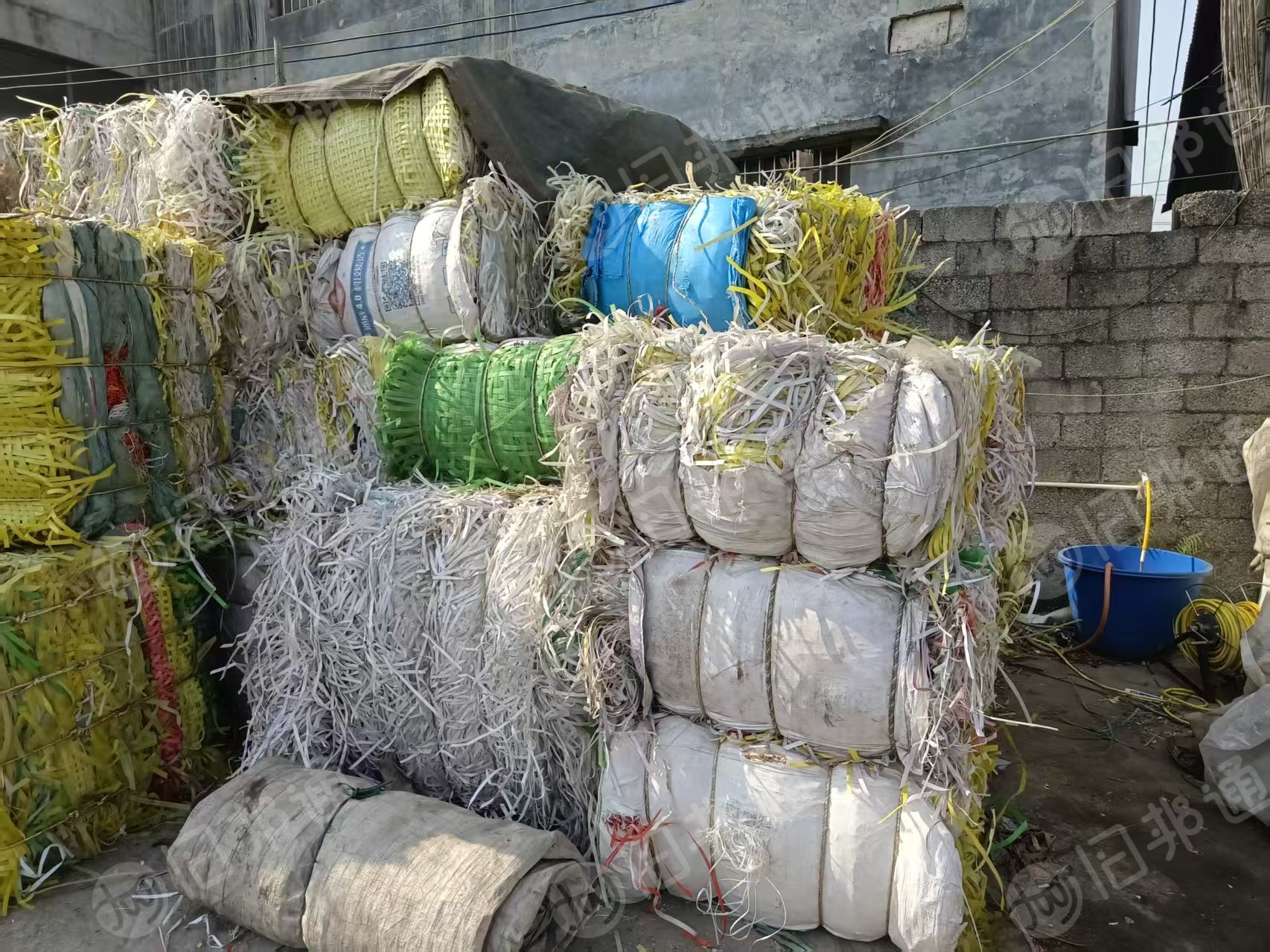 出售全漂PP打包带废料，无扣无杂料无水，现货20吨