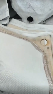 长期出售丙纶过滤布，未清洗，现货60吨左右