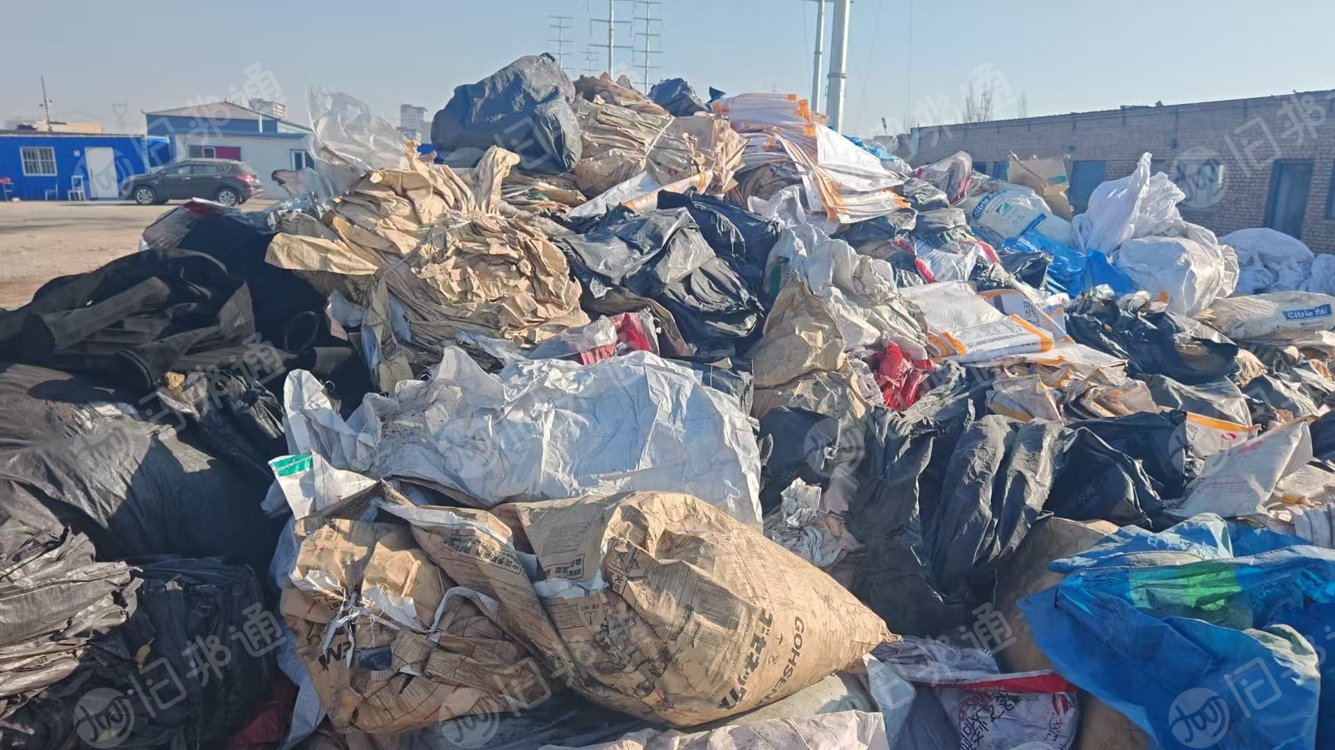 出售废牛皮纸袋，有纸塑袋和纯纸袋