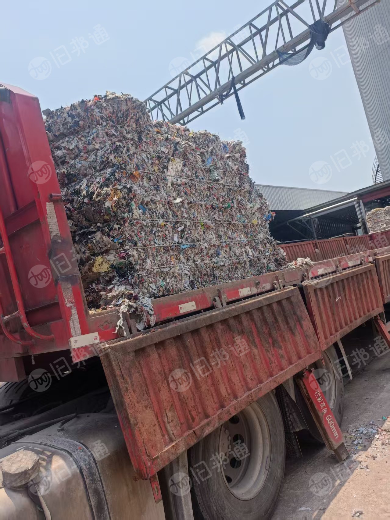 出售纸厂废塑料，含水40%，月供500吨