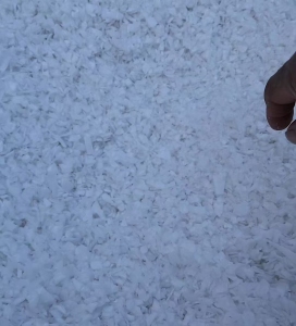 出售白色pp水口破碎料，干粉