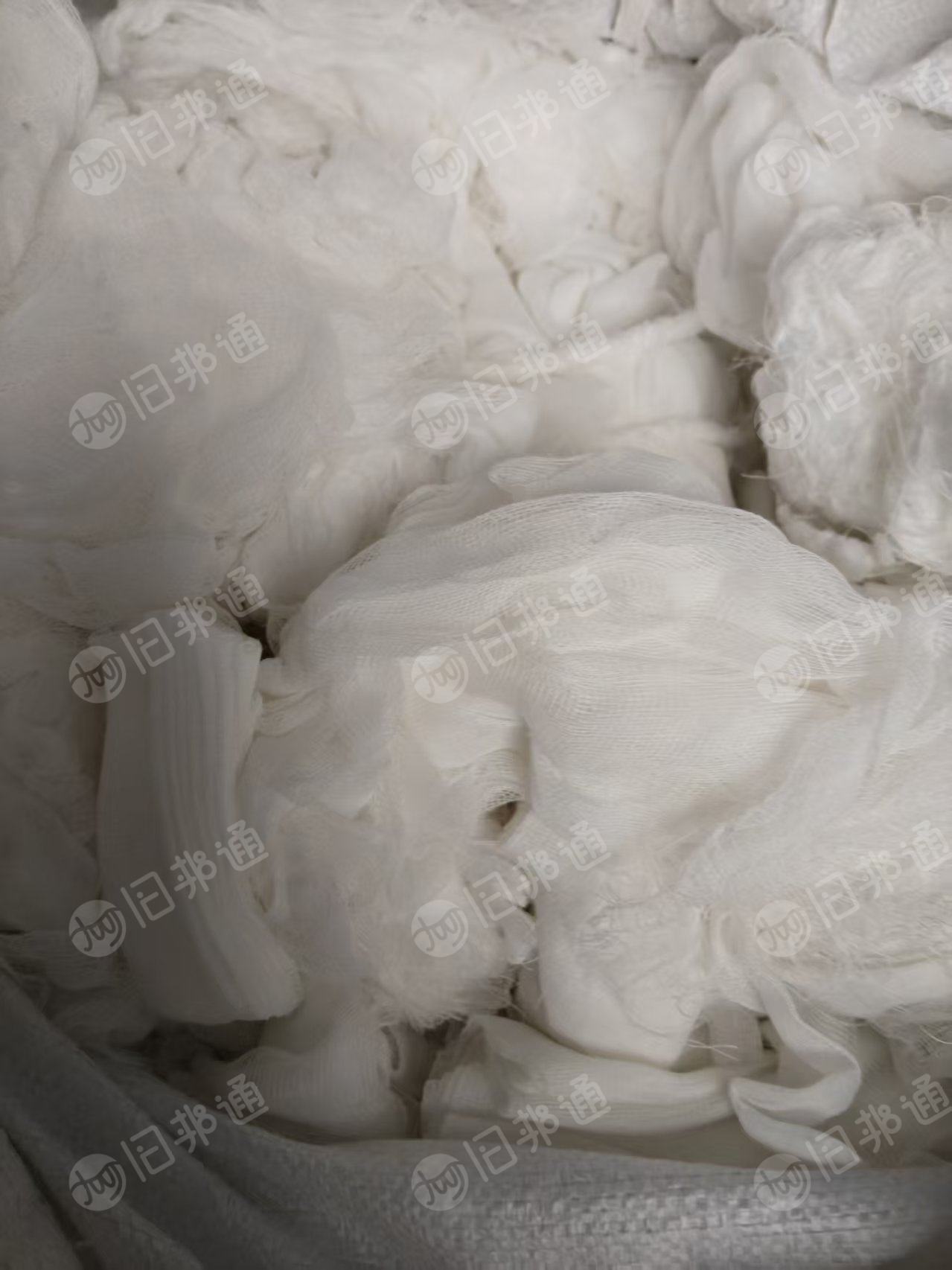 长期做医用纱布下来的白色纯棉废纱，废纱布，月供10来吨，货在湖北咸宁