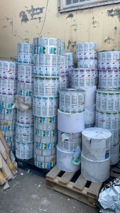 出售PET复PE镀铝膜毛料，现货20吨