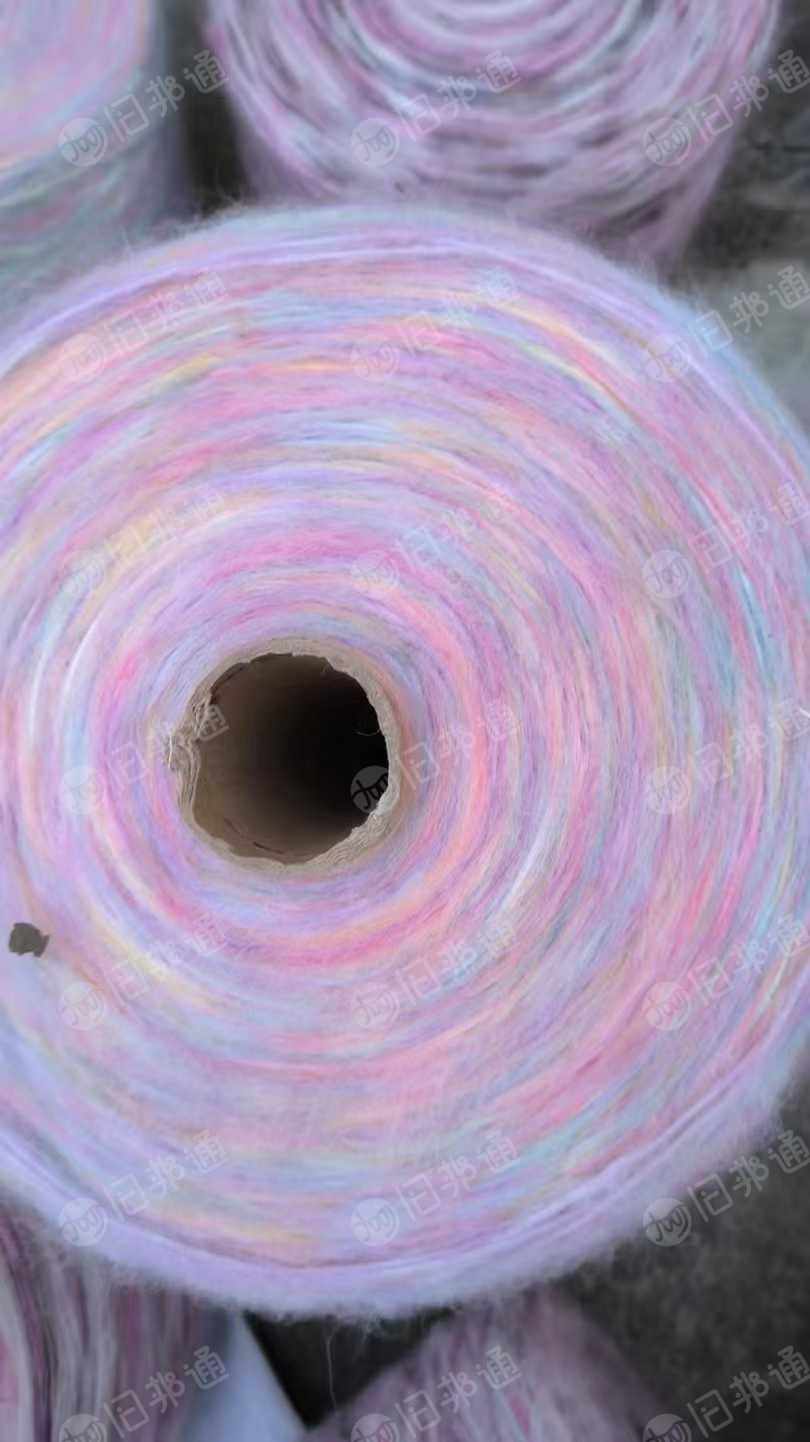 长期出售各种支数颜色化纤花式纱线，花式纱，现货200吨左右，厂在河北保定
