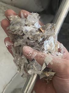 出售pet花膜破碎料，现货60吨