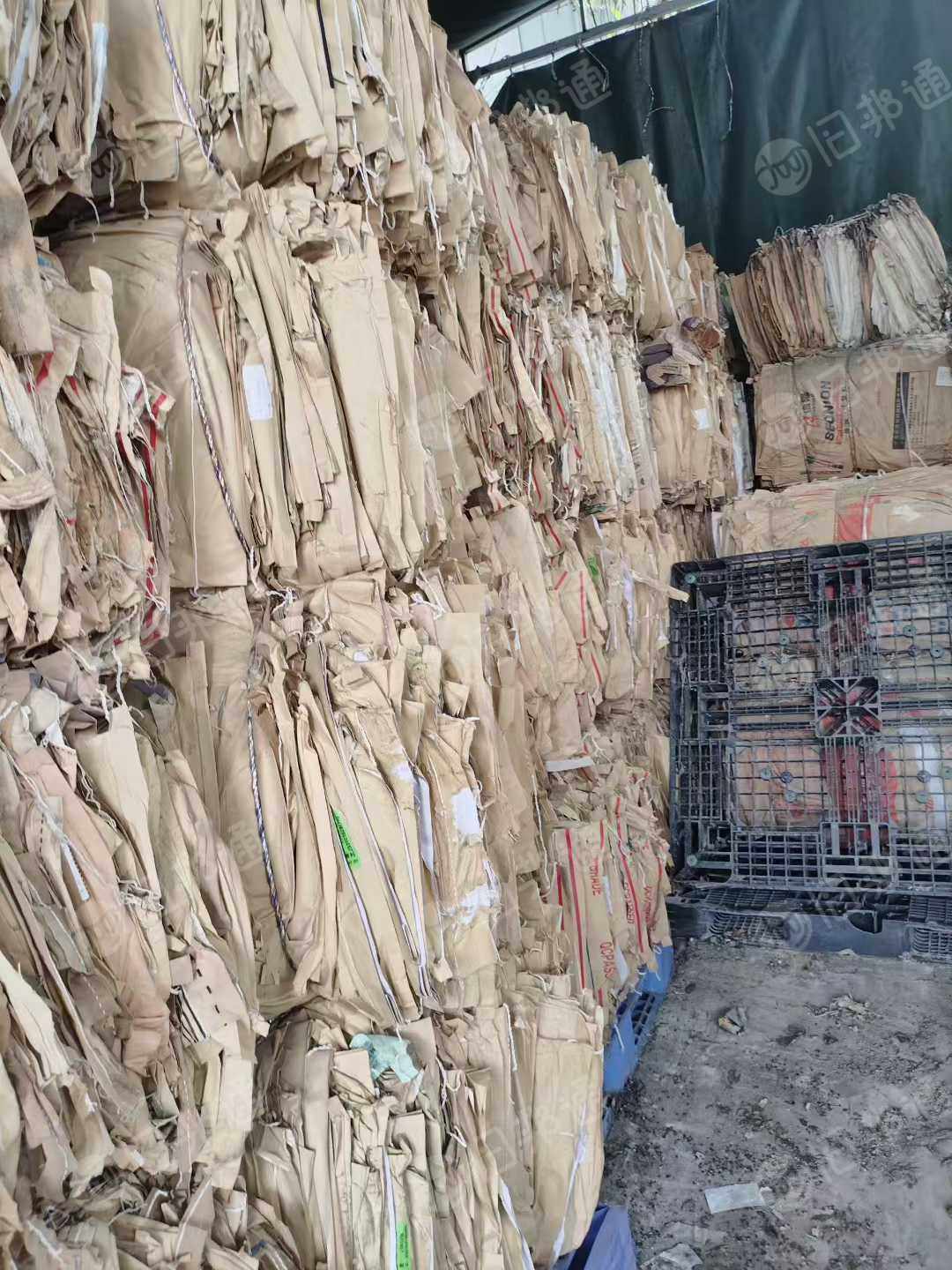 长期出售废牛皮纸塑袋,二手纸塑袋