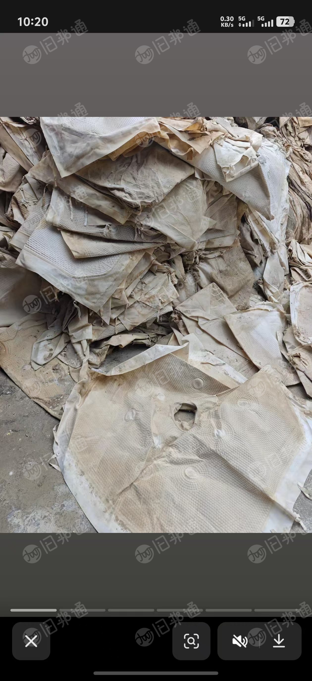 长期出售未清洗的涤纶滤布，丙纶滤布，各占一半，现货19吨左右