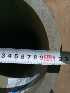 出售二手纸管，内径20.3cm，厚度2cm，长度74.4cm