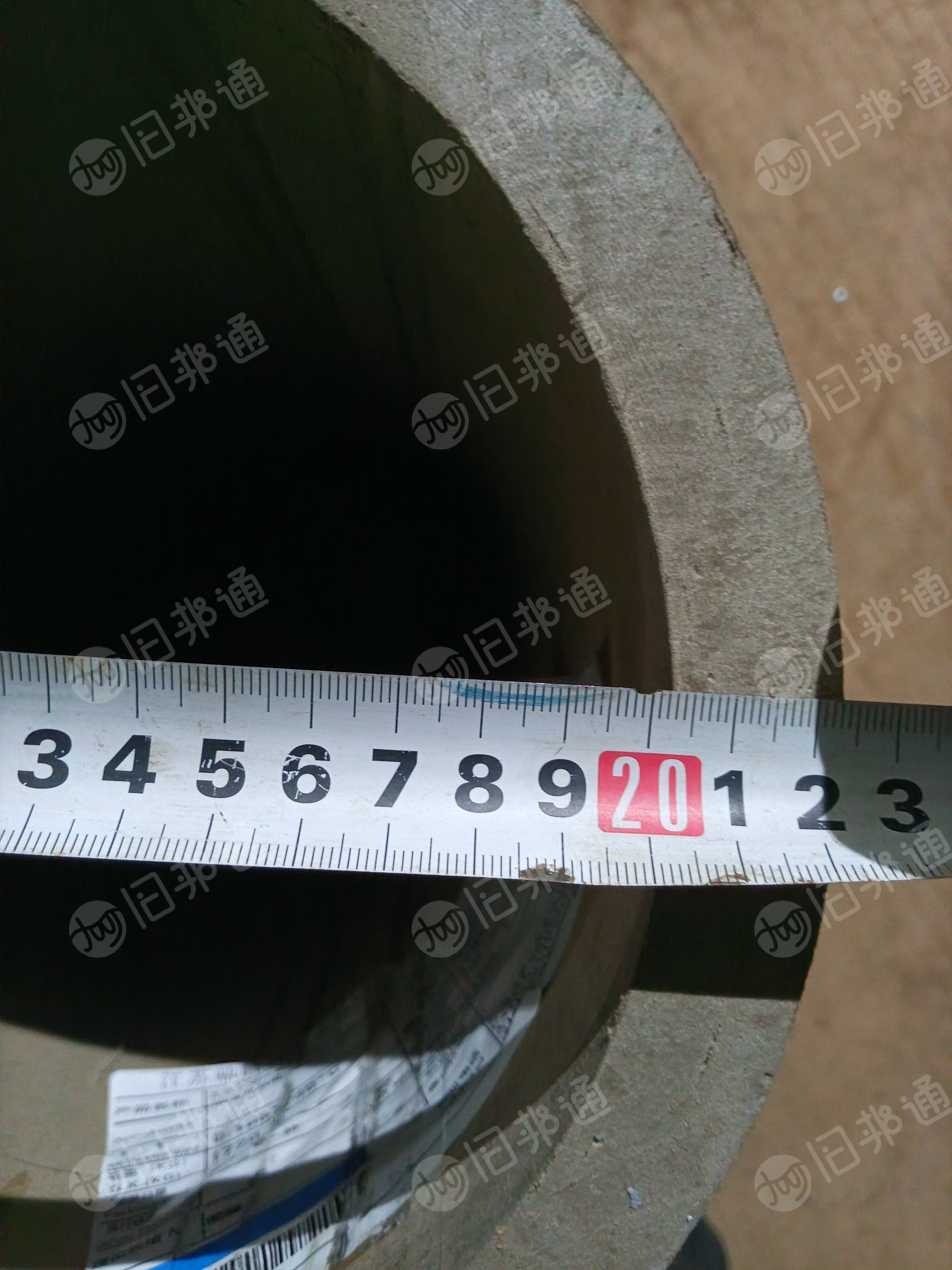 出售二手纸管，内径20.3cm，厚度2cm，长度74.4cm