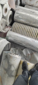 出售PET印花卷膜，贴墙的，现货30吨左右