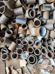 长期出售废纸筒，大纸筒有压块，小纸筒吨袋装