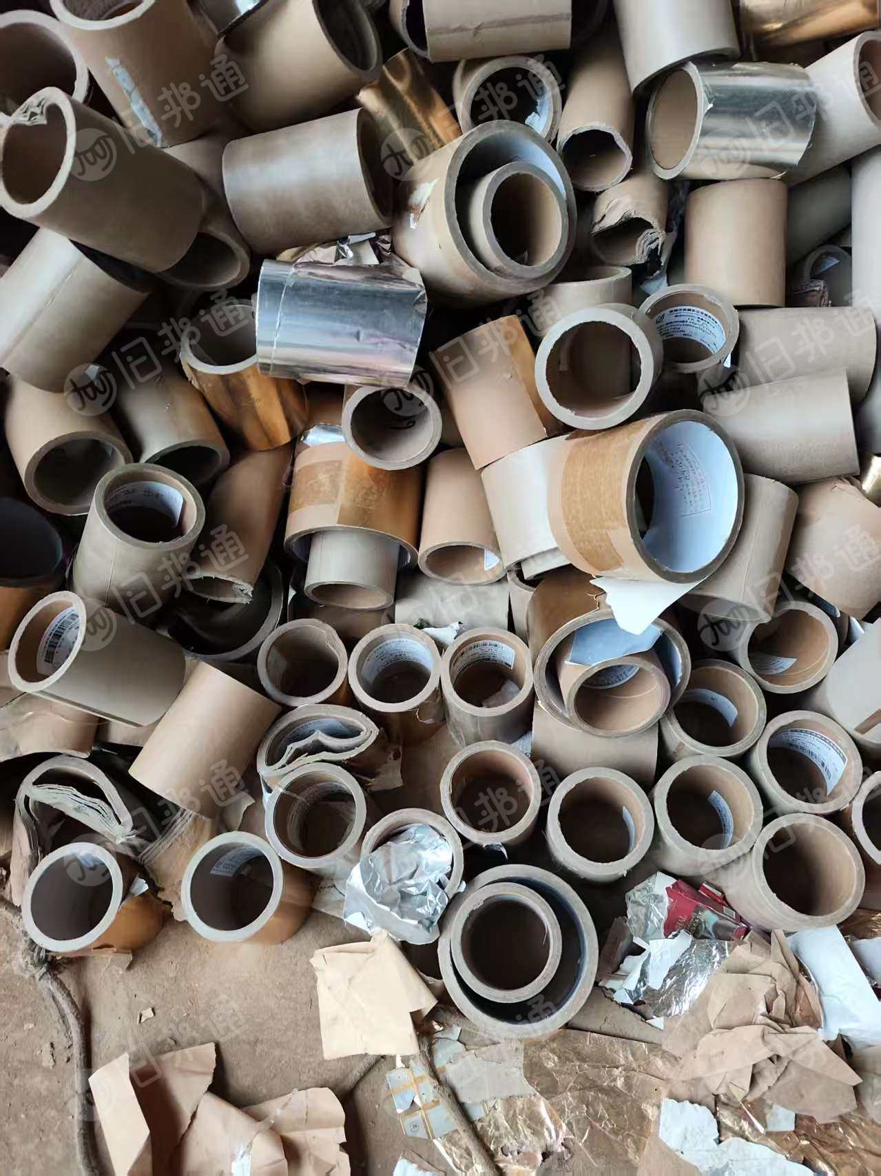 长期出售废纸筒，大纸筒有压块，小纸筒吨袋装