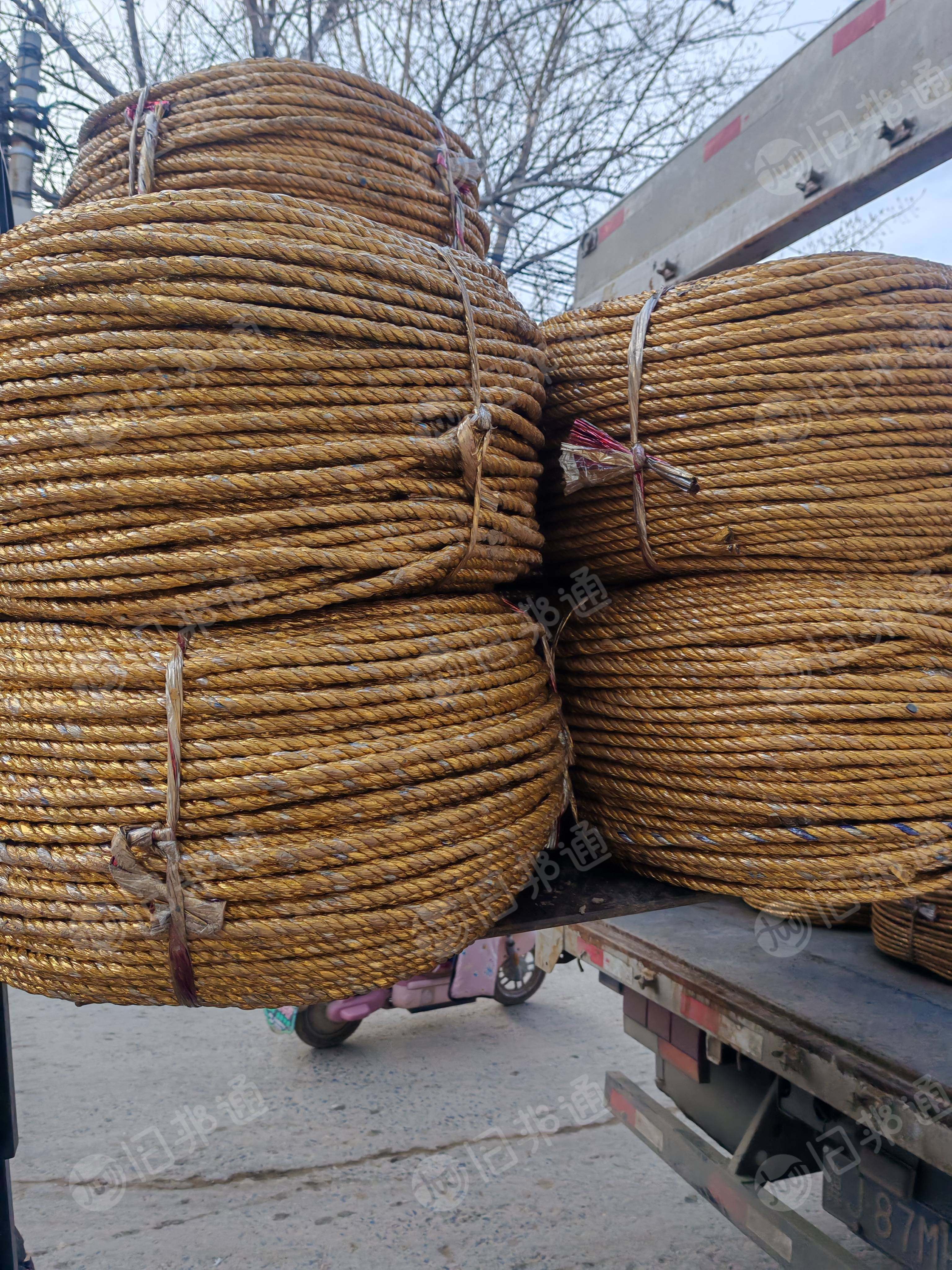 大量出售废品打包绳，大棚压膜绳，养殖绳
