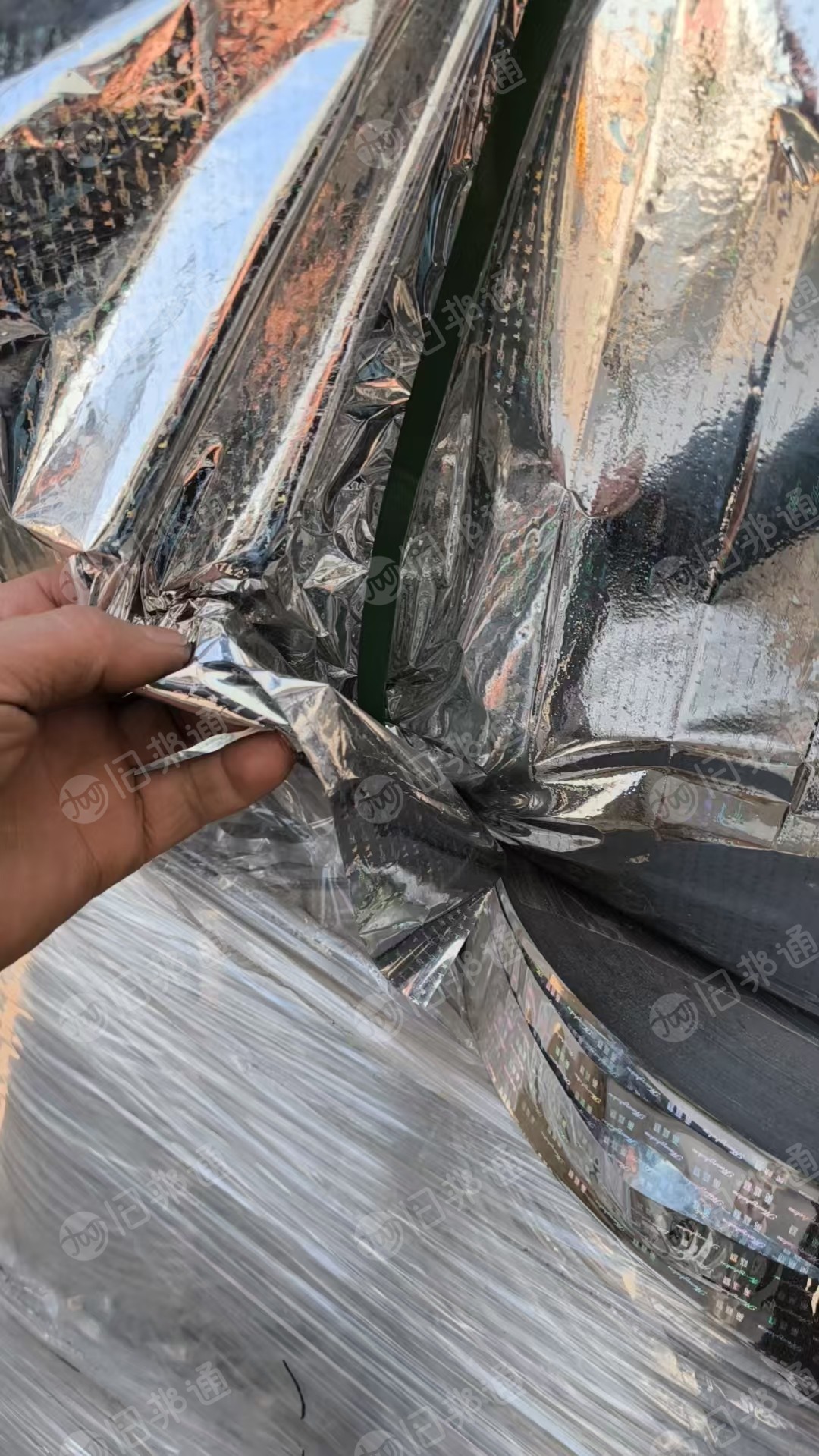 出售opp镀铝膜,都是做打绳子用下来的废膜