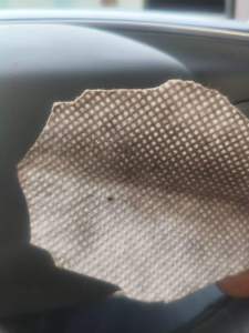 长期出售除尘无纺布空气滤芯，过滤芯，含泥，月供10吨左右，货在江苏扬州。