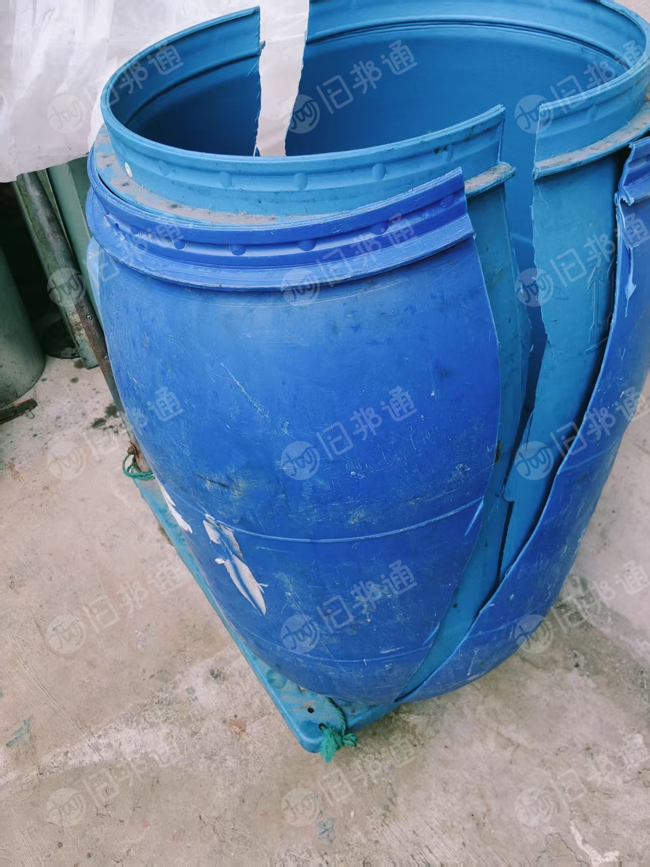 出售蓝桶切片料，现货10吨