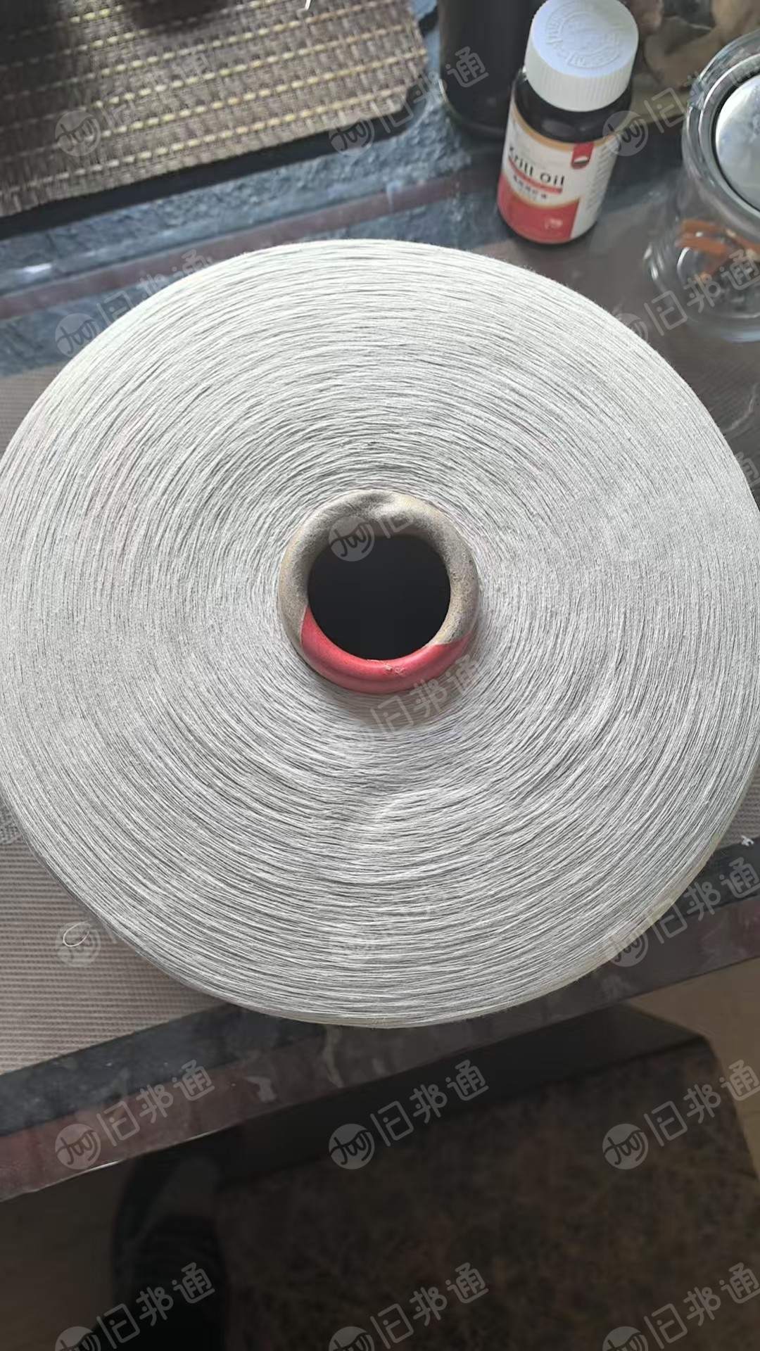 长期出售气流纺下来的纯棉16支棉纱，纯棉棉纱，库存纱，含微量黏胶