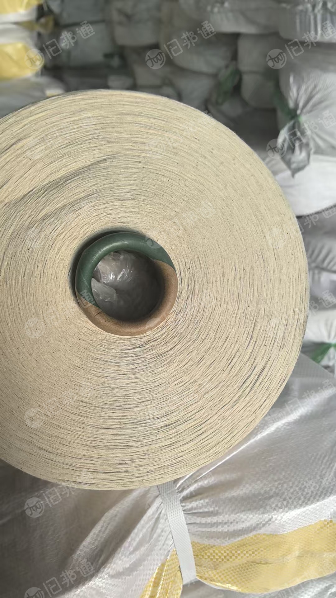 长期出售气流纺下来的纯棉16支棉纱，纯棉棉纱，库存纱，现货40吨