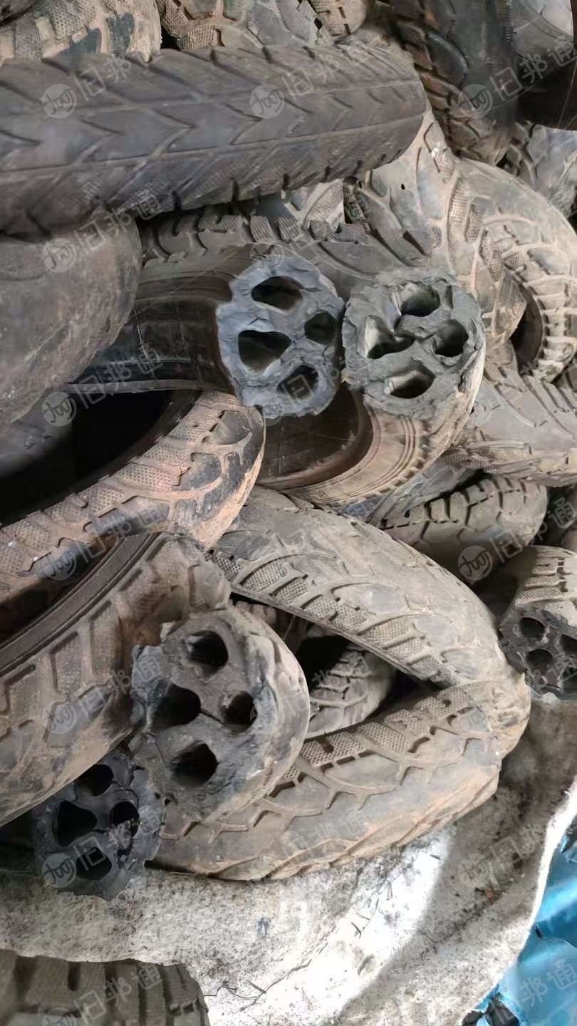 长期出售4孔实心电摩胎废料