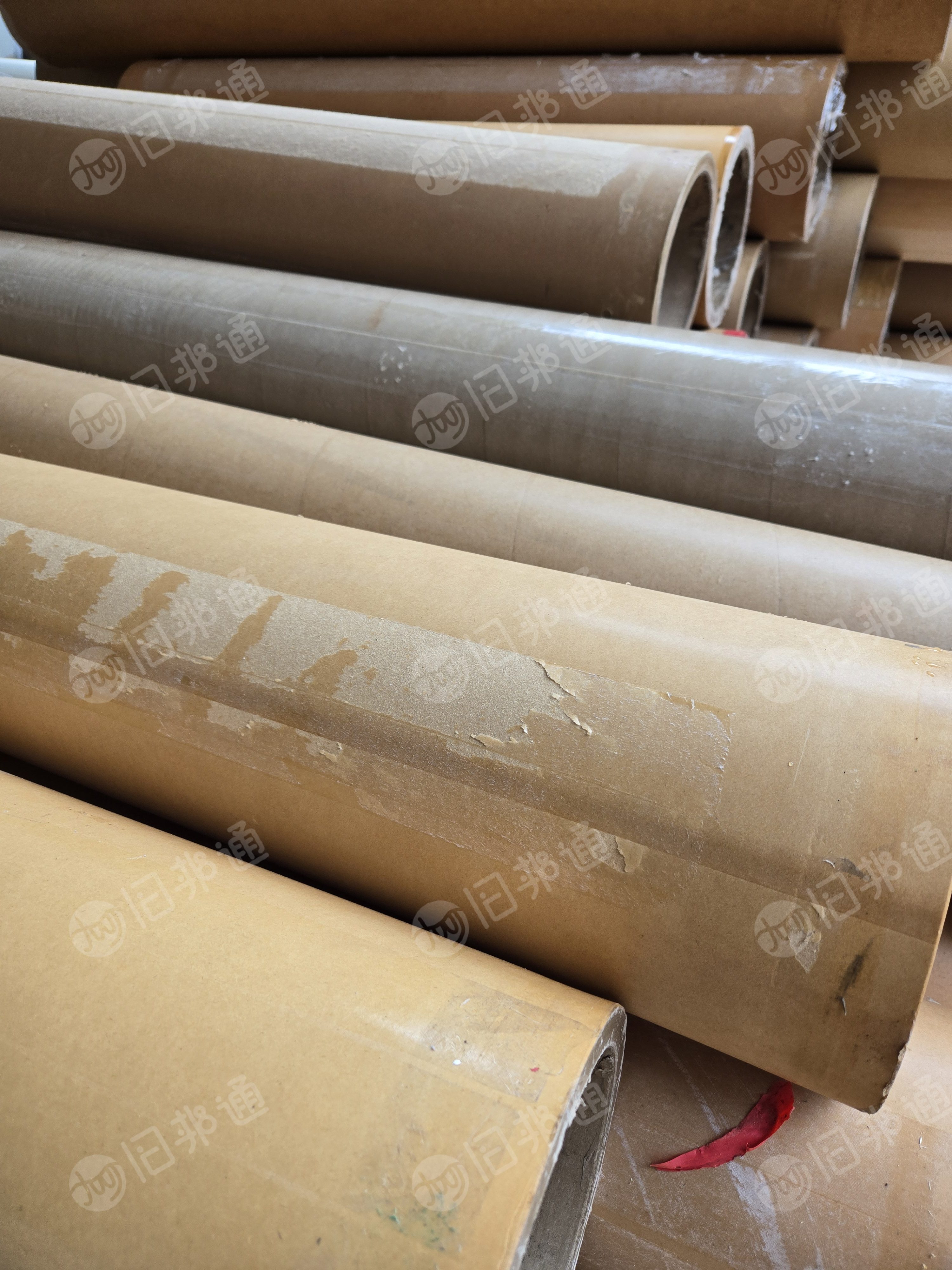 长期出售6寸二手纸管，厚度1.3-1.5cm，长度70-170cm