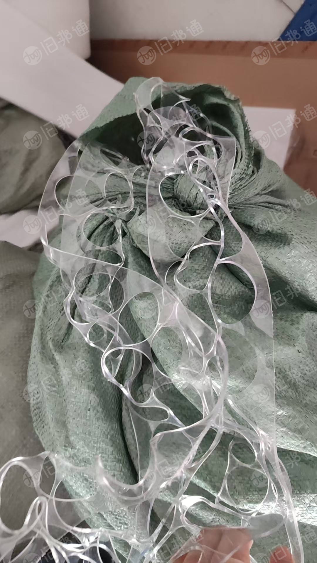 出售透明软质PVC,电子材料切出来的边角料