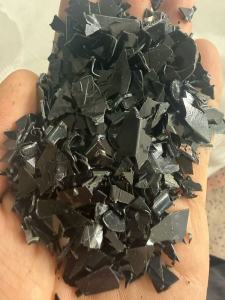 长期出售黑色pet吸塑盒破碎料