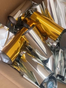 长期出售烫金膜废料，宽度10.6cm