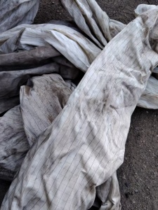 长期出售涤纶过滤布废料，清洗未清洗混一起