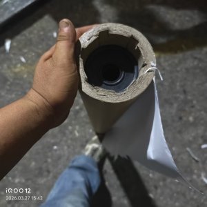 长期出售卷白纸的纸管，长度1.2-1.5米，一根3公斤