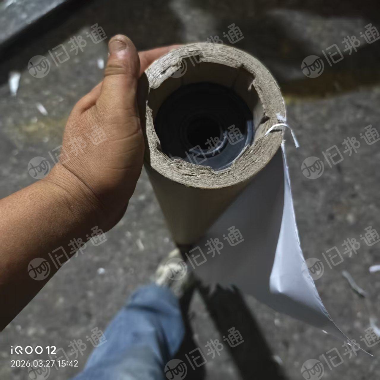 长期出售卷白纸的纸管，长度1.2-1.5米，一根3公斤