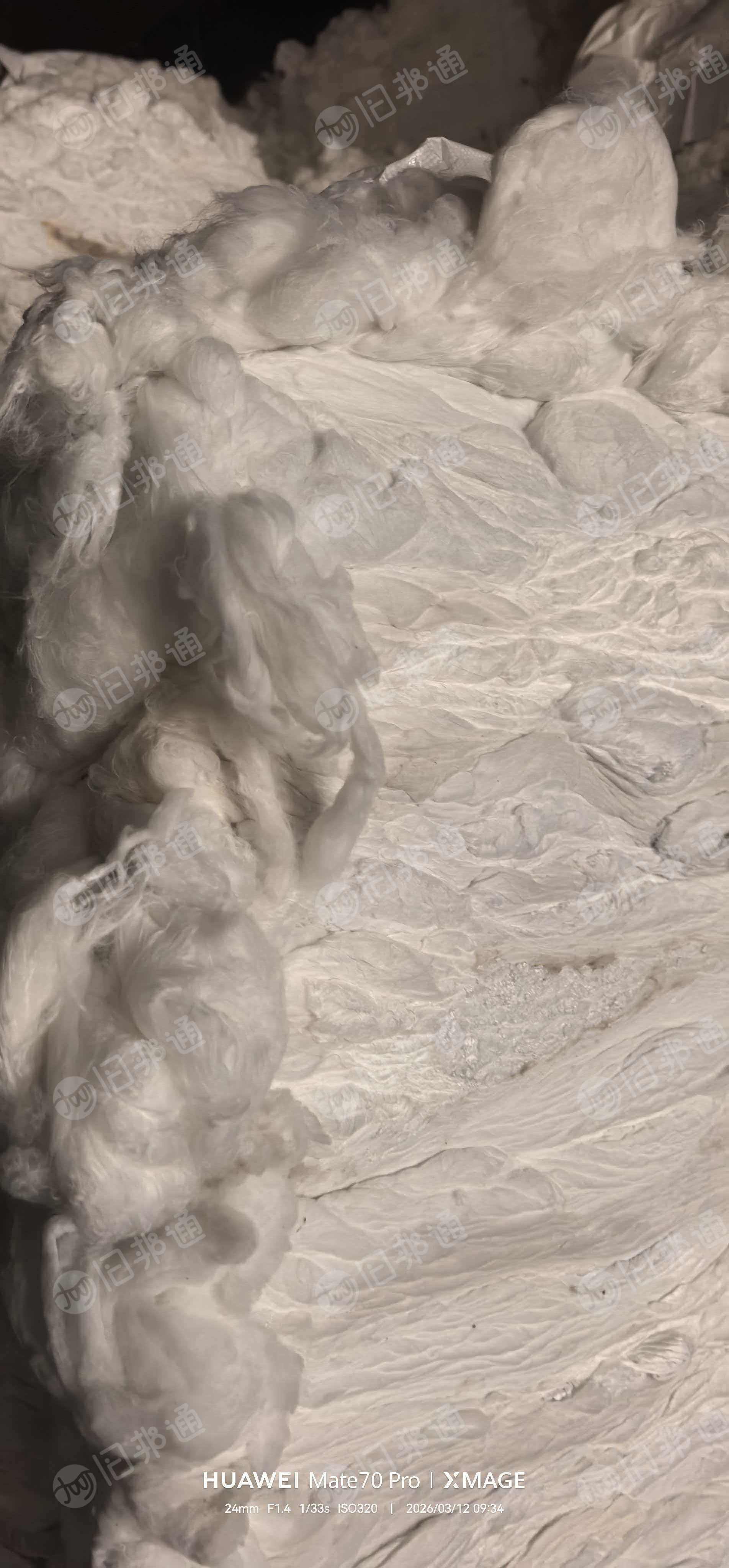 长期出售纺织厂涤纶粘胶棉，开花棉，开松棉，现货60吨