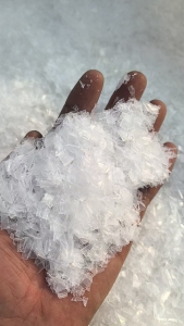 出售PP透明丙破碎料和钛白丙破碎料，现货十几吨