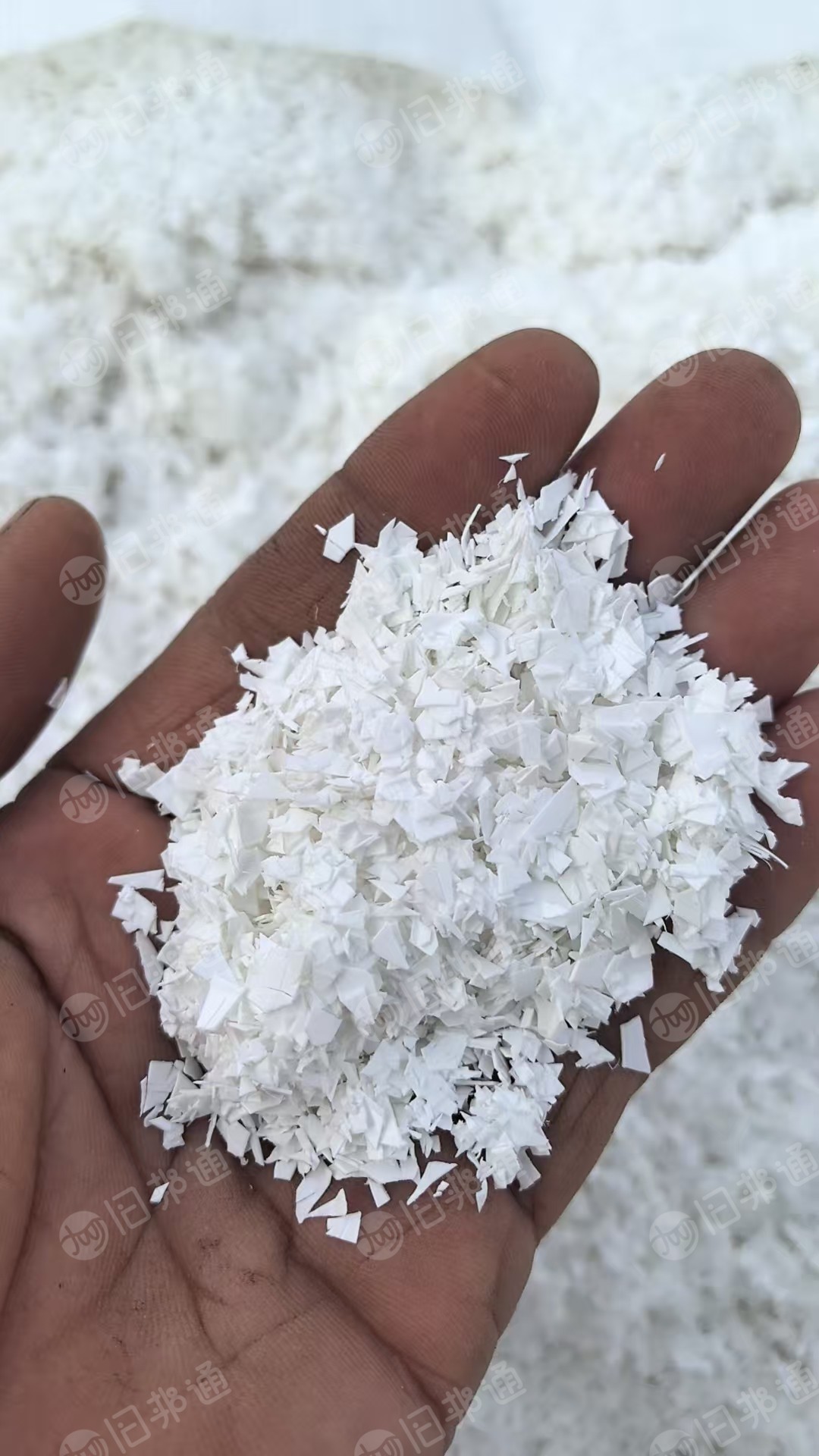 出售PP透明丙破碎料和钛白丙破碎料，现货十几吨