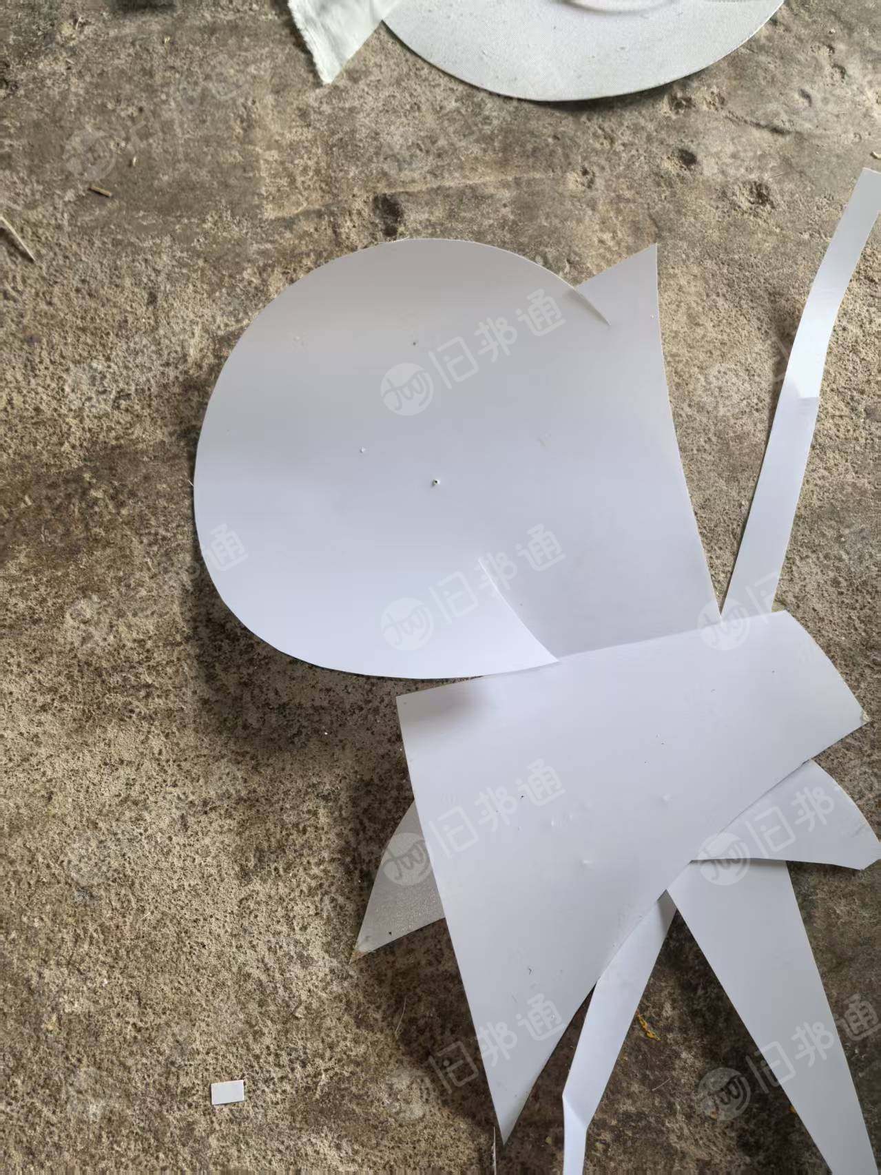 长期出售硬质pvc灯罩边角料，奶白色PVC废料