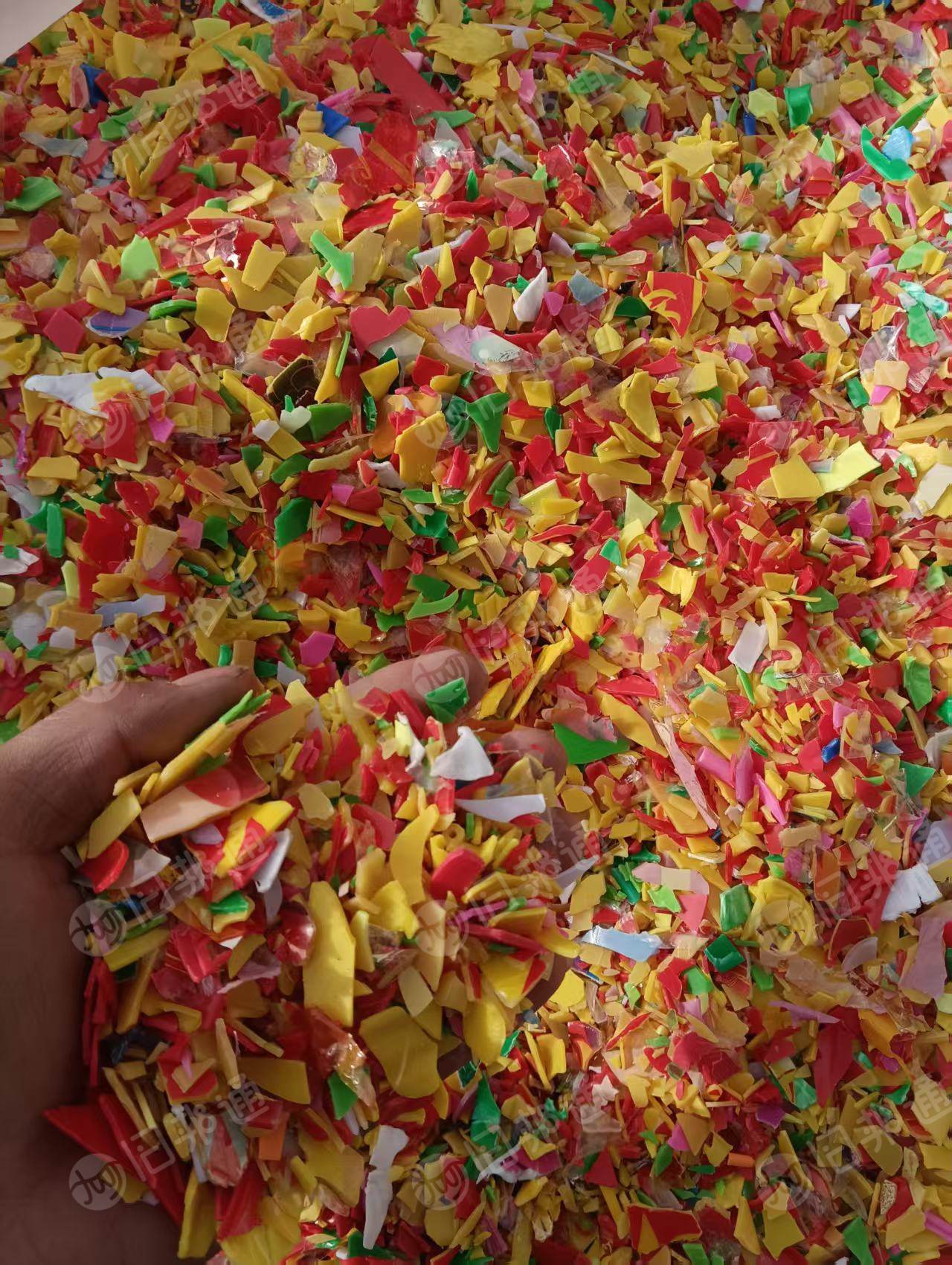 出售花工丙破碎料，PP共聚丙破碎料，直接上机