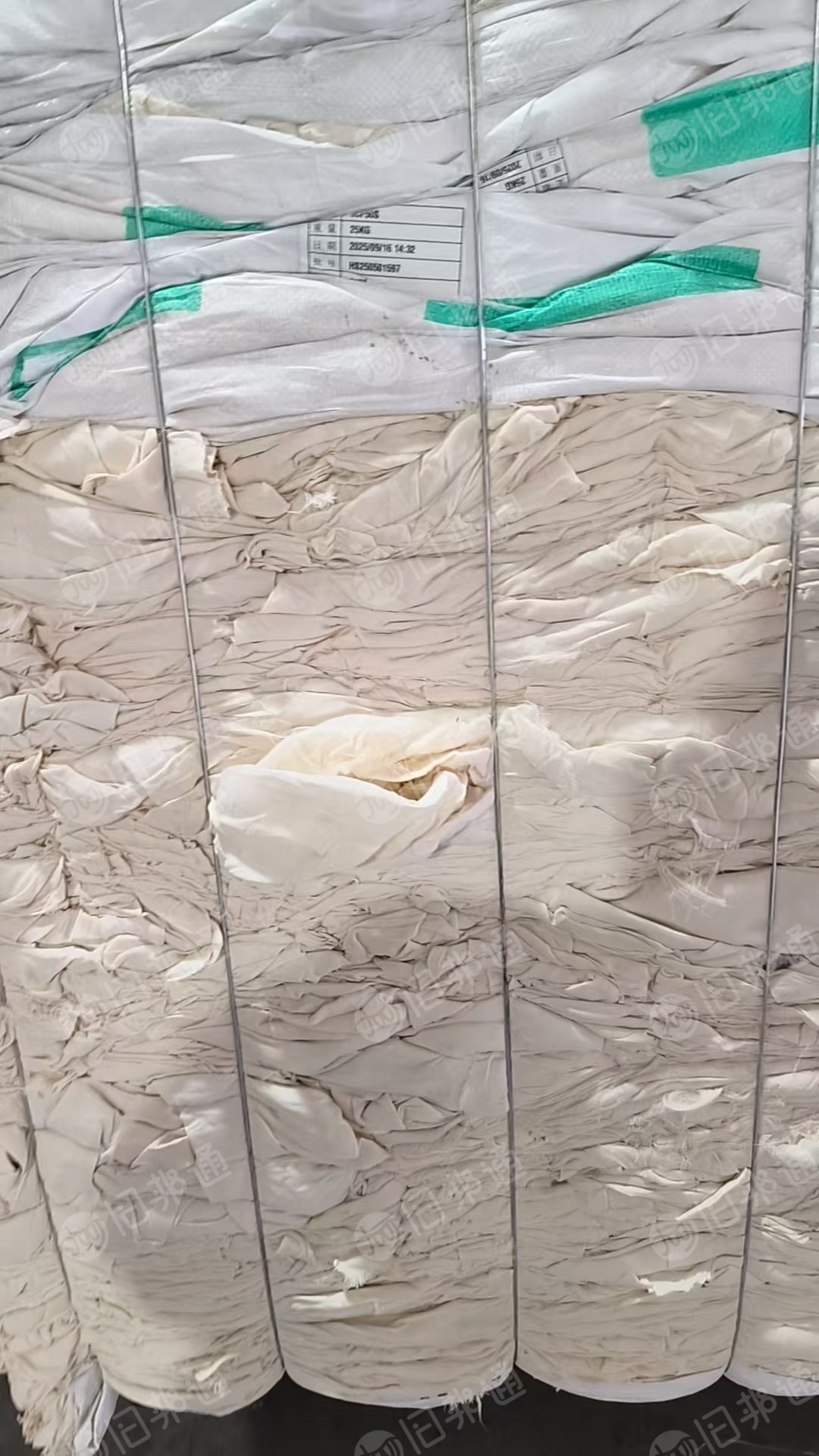 长期出售织布厂下来的本白纯棉布头，大块布，现货二十几吨