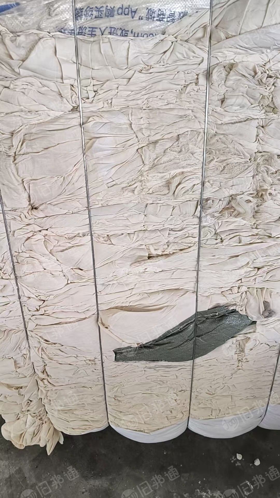 长期出售织布厂下来的本白纯棉布头，大块布，现货二十几吨