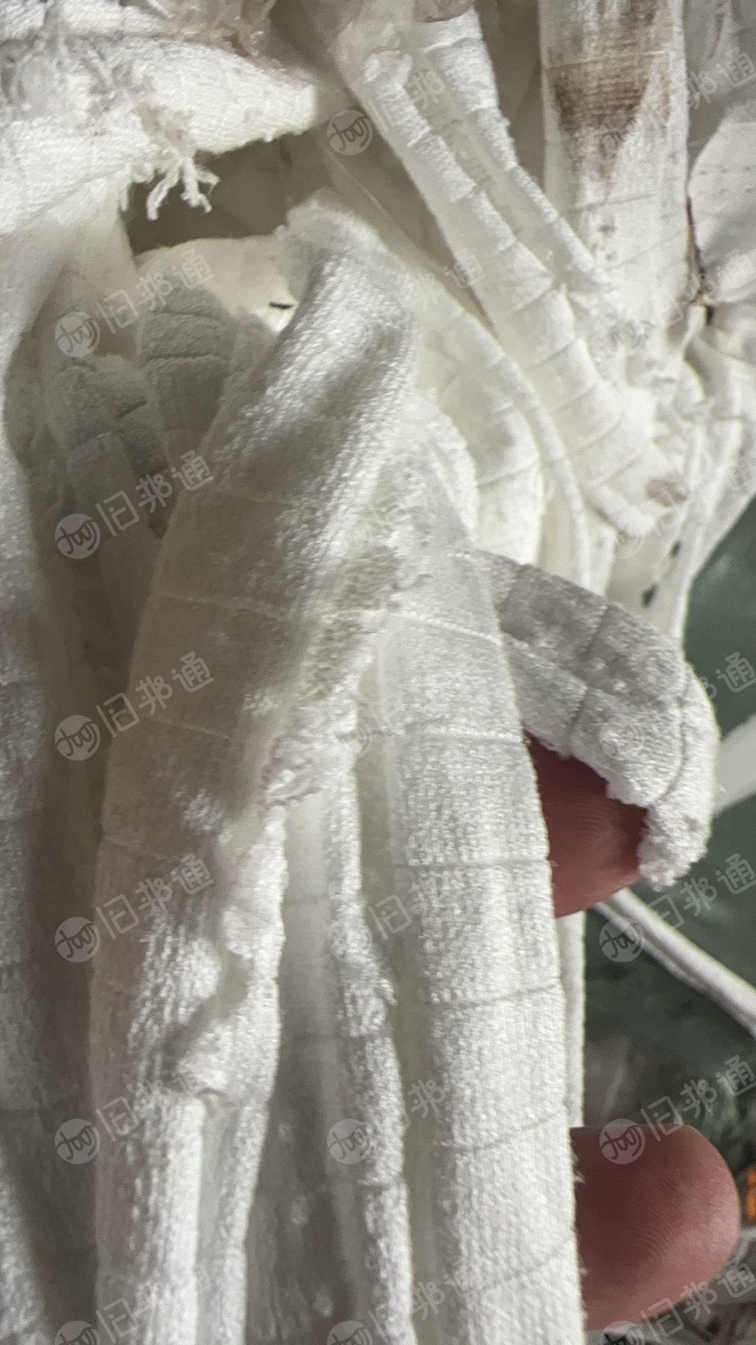 长期出售白色涤纶废布,擦机布,可做开花料,现货20吨